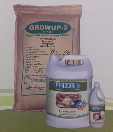Authgrow Herbal Growup-2 Poultry Feed Supplement, Packaging Type : Jute Bag, Bottles