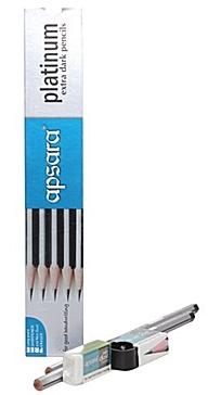 Apsara Platinum Extra Dark Pencils