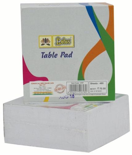 Lotus Table Slip Pad, Color : White