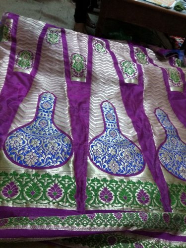 Banarasi woven lahenga fabric, Occasion : Wedding Wear