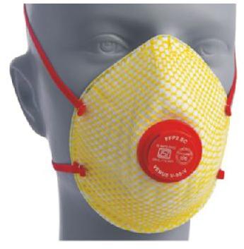 PP Yellow Respirator Mask, for Protection From Germs, Size : Standard