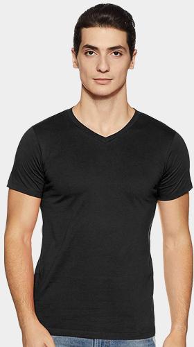 Mens Plain V Neck T-Shirts, Size : XL