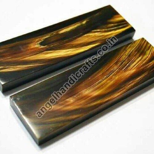 Plain Polished Horn Plate, Size : 160x60 mm
