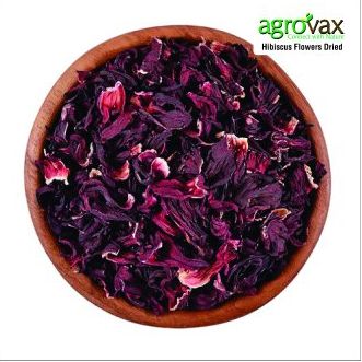 Agrovax Dried Hibiscus Flower, for Medicine Pharma Tea etc, Color : Red