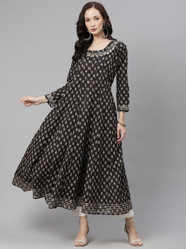 Anarkali Cotton Kurti
