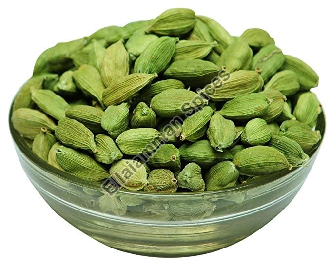Polished Natural green cardamom, Packaging Size : 50gm, 100gm, 200gm, 250gm, 500gm