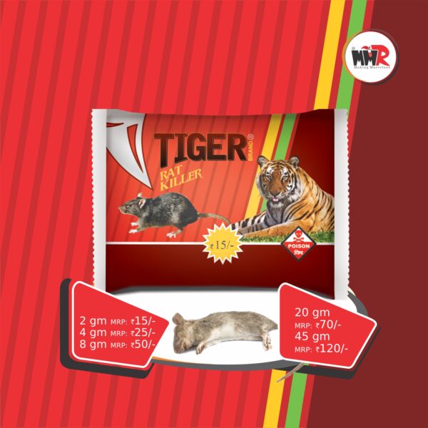  Tiger Rat Killer Powder, Feature : Mosquito Repellent