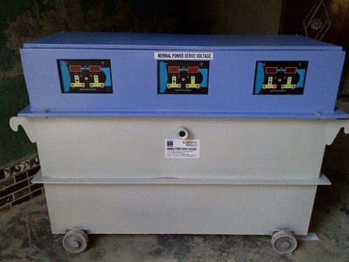100 KVA Oil Cooled Three Phase Servo Voltage Stabilizer