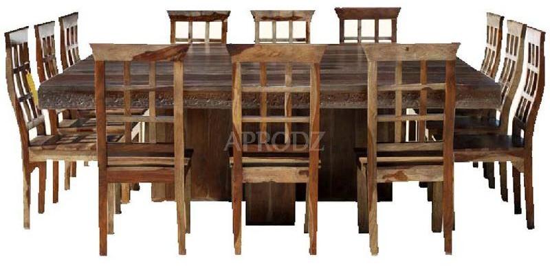 Solid Wood(Sheesham) 12 Seater Dining Set