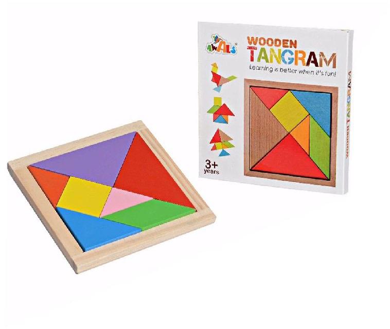 Polished Plain Wooden Tangram Puzzle, Feature : Eco Friendly, Exclusive Design, Handmade