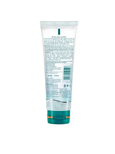 Himalaya Unisex Oil Clear Lemon Face Wash