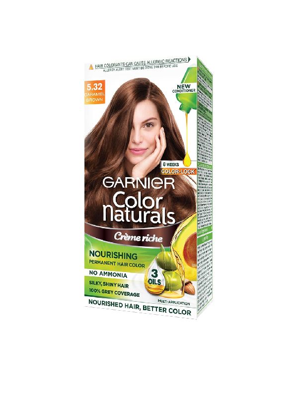 Garnier Color Naturals Creme Hair Color ( Caramel Brown) .  Solutions, Delhi, Delhi
