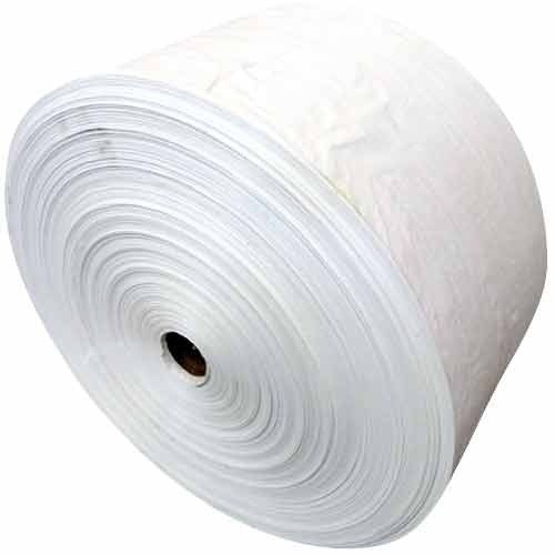 Polypropylene Laminated Woven Fabric Roll, Color : White