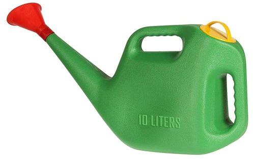 Rectangular 10 Ltr Plastic Watering Can, for Gardening Use, Pattern : Plain