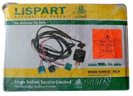 Lispart Engine Wiring Harness, Color : Black