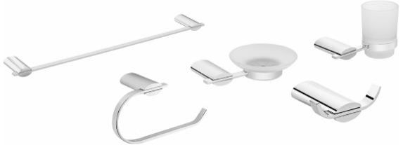 5 Piece Ovation Series Bathroom Accessories Set