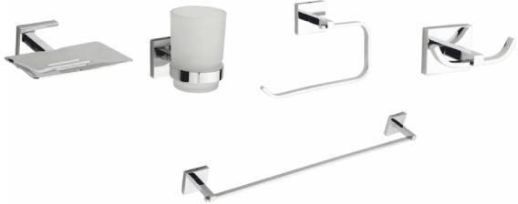 5 Piece Quadro Series Bathroom Accessories Set