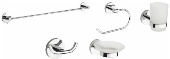 5 Piece Slimline Series Bathroom Accessories Set