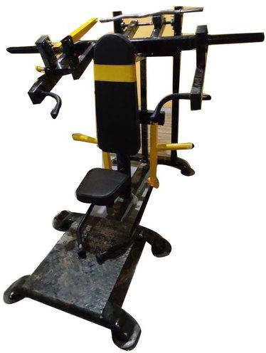 Free Weight Shoulder Press Machine, for Gym, Color : Black Yellow