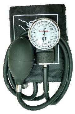 Accusure Aneroid Sphygmomanometer With Stethoscope