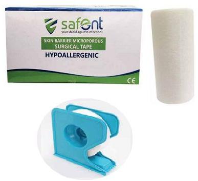 Safent Surgical Paper Tape with Cutter, Width : 14 mm