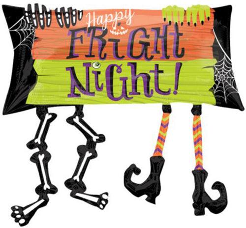 Happy Fright Night Foil Balloon, Size : 32 Inch