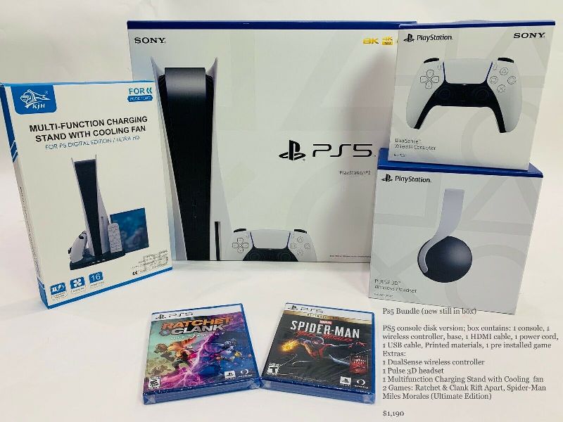 Sony PlayStation 5 PS5 Video Game Console