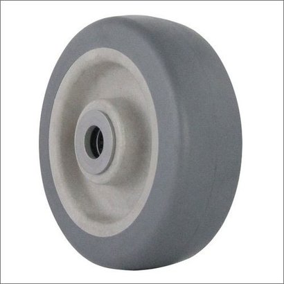 Round Grey PU Caster Wheel, for Tables, Stretcher, Stool, Load Capacity : 100-200Kg