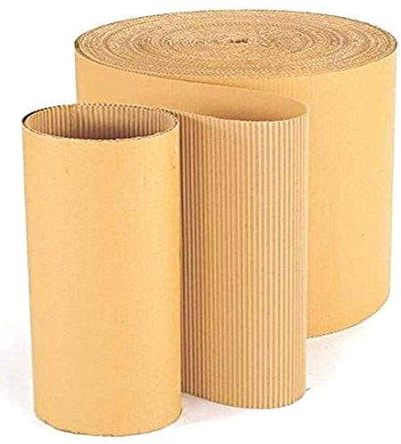 Plain Paper Corrugated Packaging Roll, Color : Light Brown