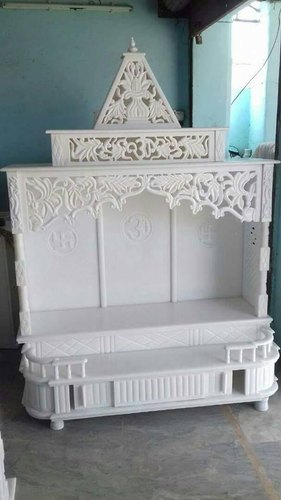 48x24 Inch White Marble Temple