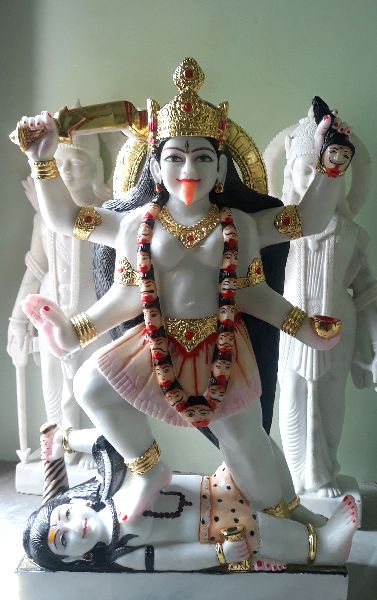 Marble Kali Mata Statue, for Interior Decor, Certification : CE Certified