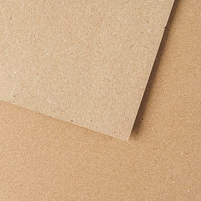 Recycled brown kraft paper