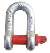 Steel D Shackle, for Hardware, Lashing, Lifting, Surface Treatment : HDG, Painted, Zinc, Powder Coated