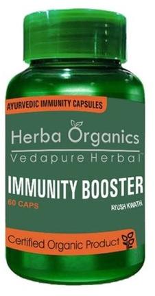 Herba Organics Immunity Booster Capsules, Packaging Type : Bottle