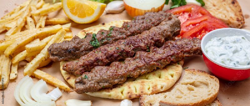 Mutton seekh kabab, Color : Light Red, Red