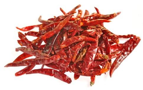 Teja Natural Dried Red Chilli, for Cooking, Length : 9 cm