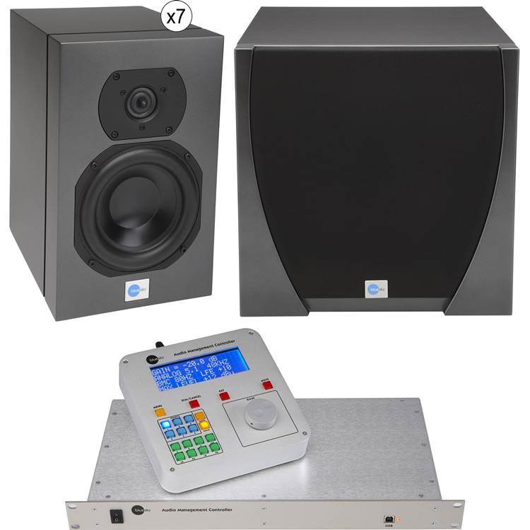 Blue Sky International Star 7.1 Stereo/Subwoofer System with Audio Management Controller