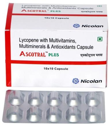  Ascotral Plus capsules, for Manufacturing Units, Certification : FDA