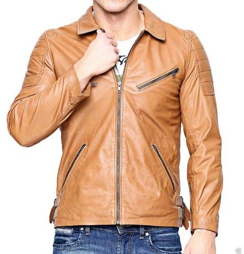 Full Sleeve Suede Leather Jacket, Size : XS, M, XL, XXL, XXXL