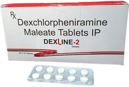 Dexchlorpheniramine Maleate Tablets, Packaging Type : Blister