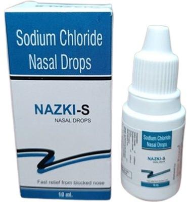 Sodium Chloride Nasal Drop, Packaging Size : 10ml