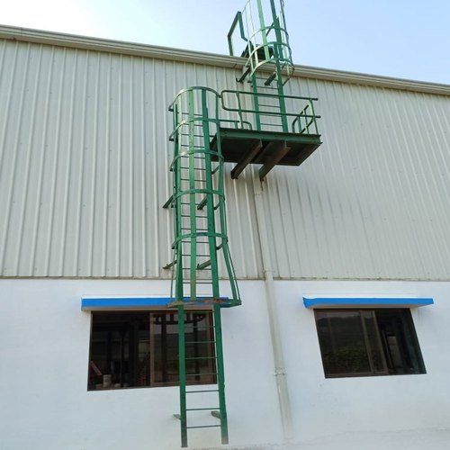 Mild Steel Fixed Cage Ladder