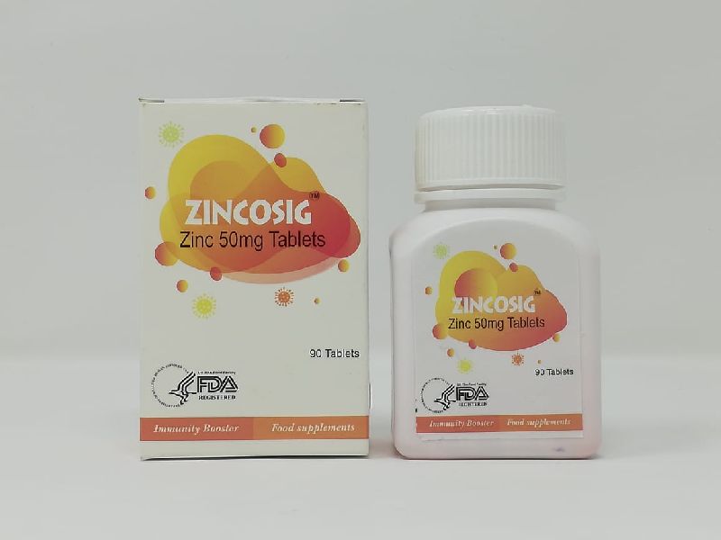 Zincosig Tablets, Packaging Type : PP Bottle