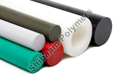 Shibaam Polished HDPE Round Rods, for Industrial, Size : Standard