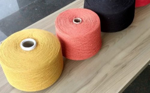 Combed recycled cotton yarn, for Embroidery, Hand Knitting, Knitting, Sewing, Weaving, Feature : Abrasion-Resistant