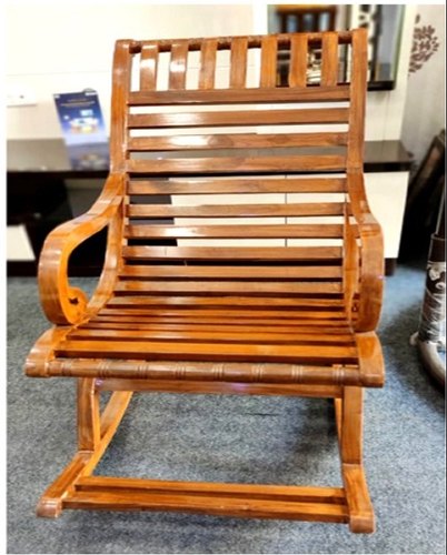 Furniture Pride Wooden Rocking Chair, Color : Brown