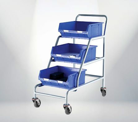 PPT 253 Picking Trolley, for Industrial, Color : Blue