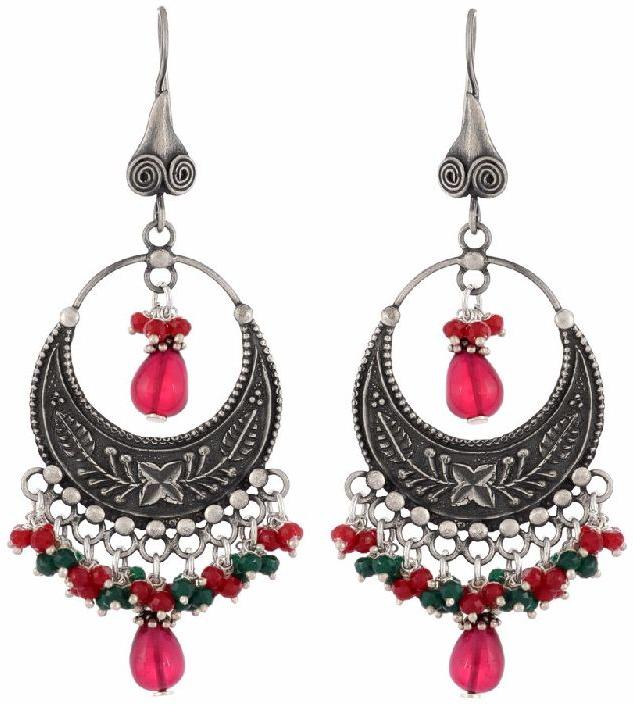 Antique Colorful Oxidised Earrings