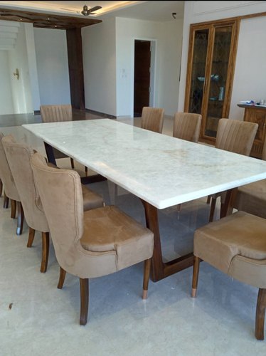 Non Polished Aluminium Dining table, for Home, Hotel, Restaurant, Garden, Feature : Attractive Designs