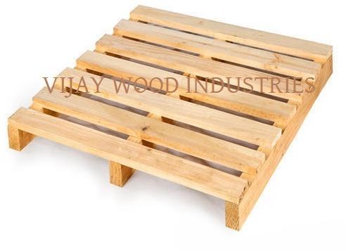 Rectangular Pine Wood Pallet, Entry Type : 2 Way